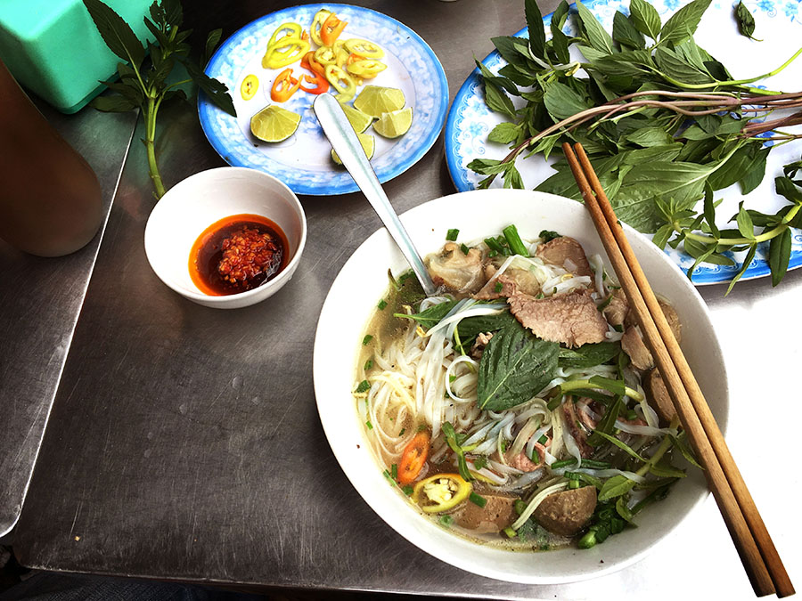 Eating in Saigon